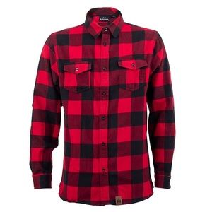 Red and black checkerboard shirt